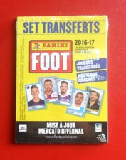 PANINI FOOT 2016 / 17 SET TRANSFERTS extra stickers sous BLISTER Ligue 1 mercato