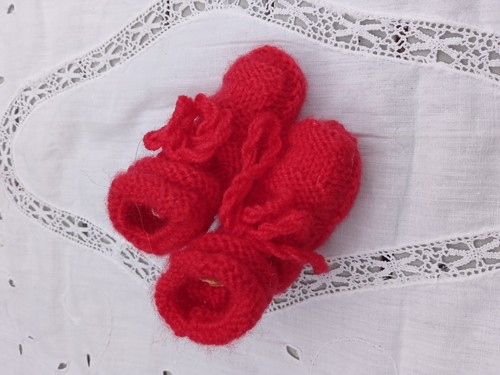 Paire chaussons pour - de,