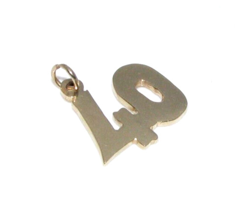 Charm jaune 14 carats - or,