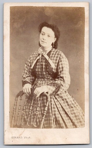 Cdv 1865 actrice nommée - cdv,