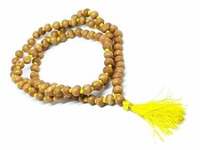 Collier de perles d'inquiétude en bois de santal 8 mm Mala Pure perles parfum...