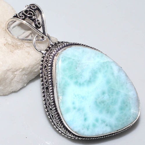 Pendentif larimar et - en,