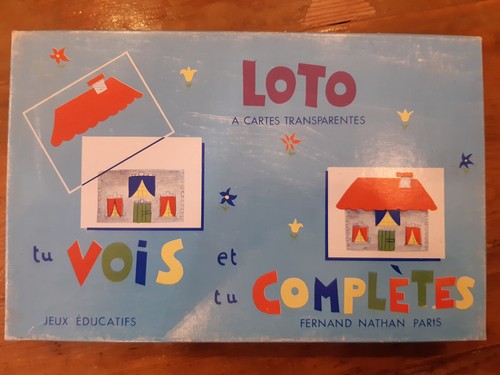 Ancien jeu educatif - jeu, à