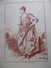 gravure in folio: ETUDE DE
