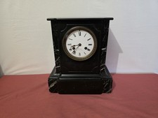 Ancienne pendule en marbre noir - Fin XIXe