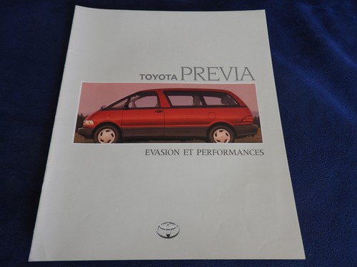 Catalogue toyota previa 1992 - catalogue,