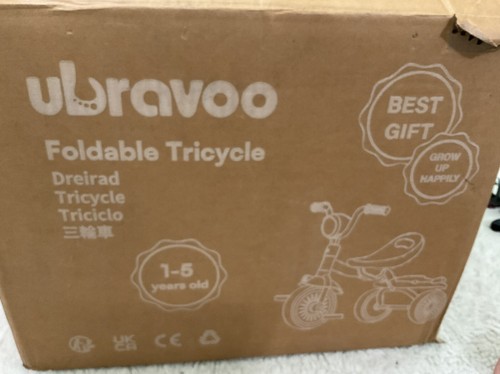 Ubravoo folding tricycle - folding, for