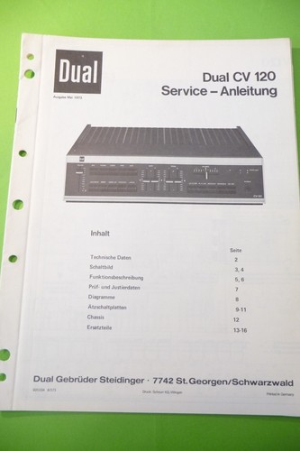 Manuel service pour dual - pour, cv