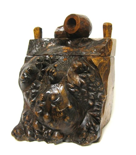 Pot tabac sculpture - tabac,