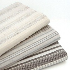 TISSU à rayure tissé teint