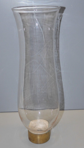 Ancien verre pour lampe - -ancien,