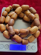 Antique Vintage Amber Naturel