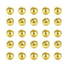 25pcs piercing boules 6mm - or, 1.6mm