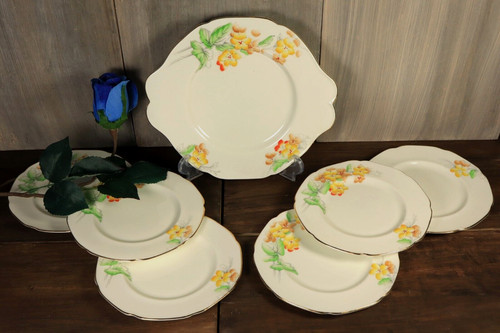 Ancien service dessert - ancien,