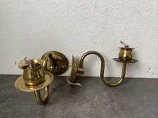 2 Appliques Doré En Laiton