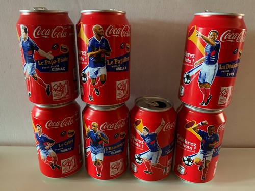 Lot canettes coca cola world - 7,