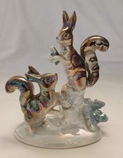 Écureuils En Porcelaine, Fabrication Grande-Bretagne