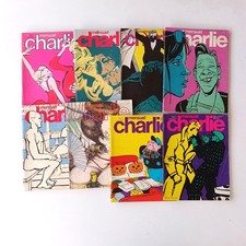 Lot 8 revues  Mensuel Charlie N°121-122-128-129-130-131-133-135-vintage