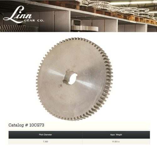 Spur gear 10cg73 - spur, pa
