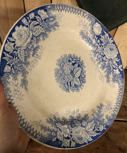 Plat faïence ancienne - plat,