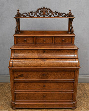 Commode Secrétaire en noyer