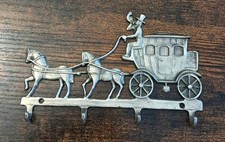 PORTE-CLÉS MURAL EN MÉTAL- Forme Diligence