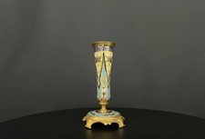 Petit vase en bronze et émail