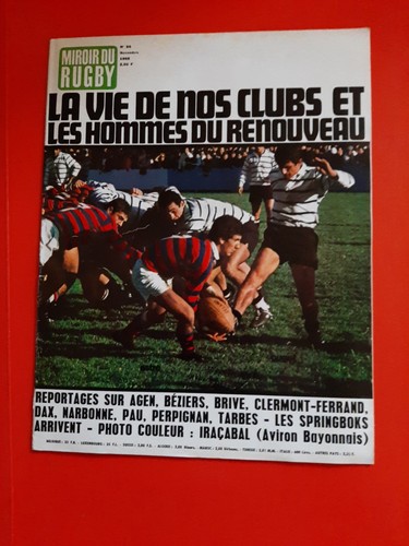 1968 miroir rugby - miroir,