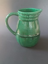 Pichet barbotine vert - barbotine,