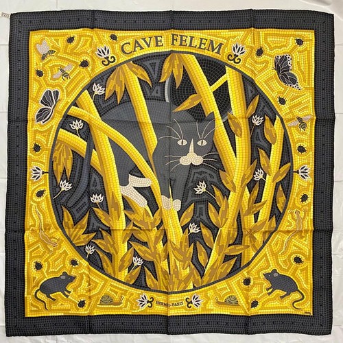 écharpe soie hermes carre - Écharpe,