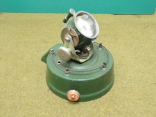 Jouet ancien tôle ASTRA projecteur military 40's pharos round base searchlight