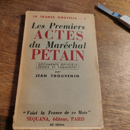 Les premiers actes - premiers,