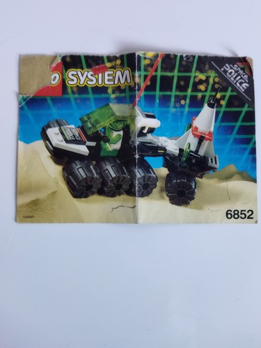 Lego notice space - notice, 6852