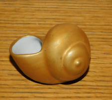 vintage ancien ESCARGOT mini pot en PORCELAINE de limoges FRANCE ceramique SNAIL