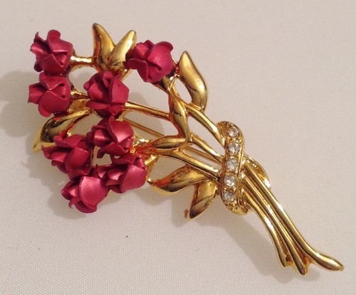 Broche bijou couleur - broche,
