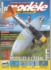 MODELE MAG N°603 PLAN : TIGUS / MOTEUR SPEED 500 / CORSAIR F4U / SUPER HIRUNDO