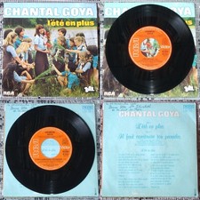 CHANTAL GOYA -45t- L’ÉTÉ EN PLUS / IL FAUT CONSTRUIRE… RCA LABEL PAPIER/TF1-1981