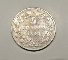 LOUIS PHILIPPE  5 FRANCS  1845 K  RARE   petit tirage