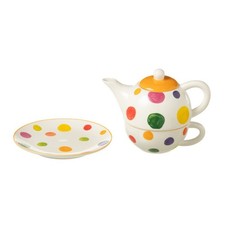 Théière & Tasse avec Sous-Tasse "Pop Art" 19cm Multicolore