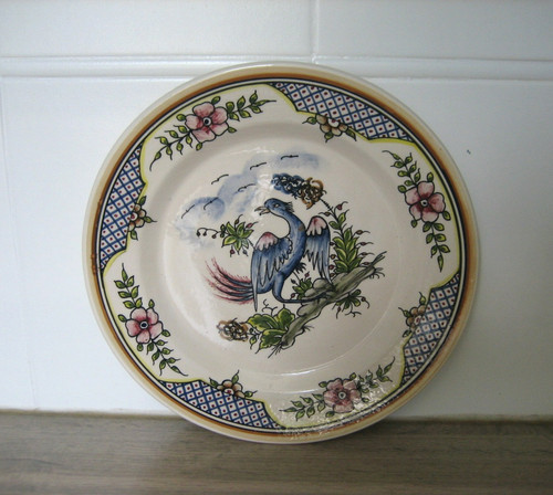 Ancienne assiette art - assiette, d'art