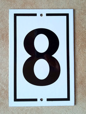 PLAQUE EMAILLEE NUMERO DE RUE