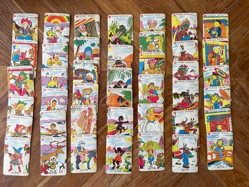 Ancien jeu carte familles - ancien, 7