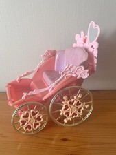 Calèche, carrosse De Raiponce  Rose Barbie 2002 Mattel Vintage