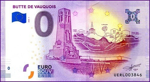 Butte vauquois billet 0 - vauquois,