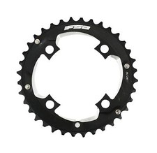 Plateau VTT 4 branches double 36dts d.96 2x11 ext alu noir fsa pour 24 dents