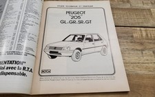 Revue technique Peugeot 205 gl gr sr gt essence  1983