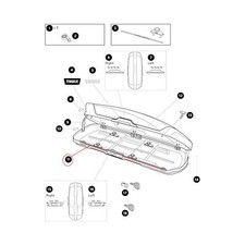 Thule LockBar 2016, 1600mm