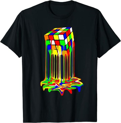 Cube melting rubik colorful - melting,