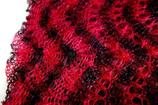 Grande ECHARPE en laine de chèvre Russe LUXE léger chaud tricoté main NEUF !