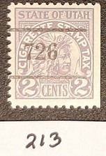 Utah Cigarette Tax. 2 Cent